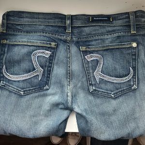 Bedazzled pocket rock and republic flares